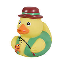 Joyhound? Vinyl Duckies Fisherman Dog Toy