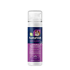 NaturVet Dog Lickable Hip & Joint Health Supplement, Peanut Butter Flavor, 6.4 fl oz