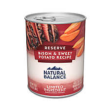 Natural Balance Limited Ingredient Diets Adult Wet Dog Food - Grain Free, Bison & Sweet Potato