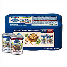 Blue Buffalo Blue's Stew Variety Pack Adult Dog Wet Food - Chicken & Beef, 12.5 oz