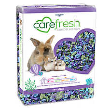 carefresh? Small Pet Bedding - Rabbit, Guinea Pig, Hamster - Odor Control, Absorbant - Sea Glass