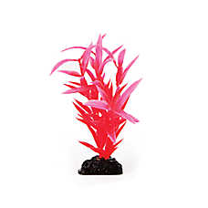 Top Fin? Artificial Mini Leaf Aquarium Plant - Fish Tank Plant Decor - 4 in