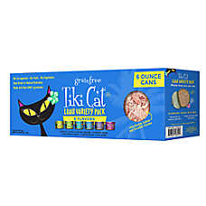 Tiki Cat? Luau Wet Cat Food Non-GMO, Grain Free, Variety Pack, 8 CT, 48 OZ