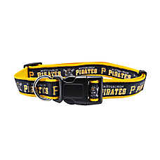 Pets First MLB Pittsburgh Pirates Satin Dog Collar
