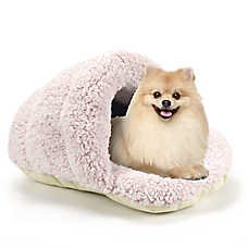 Arlee Home & Pet Slipper Calming Cozy Cave Washable and Eco-Friendly Pet Bed