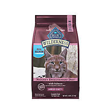 Blue Buffalo Wilderness Adult 7+ Dry Cat Food - Grain Free, Salmon