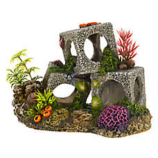 Top Fin? Coral Cubes Aquarium Ornament - Fish Tank Decor - Medium
