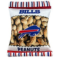 Pets First Buffalo Bills Plush Peanut Bag Dog Toy