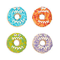 Thrills & Chills Lil' Monster Donuts Rawhide-Free Dog Treats, Peanut Butter Flavor 4 ct