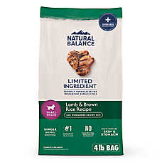 Natural Balance Limited Ingredient With-Grain Small Breed Adult Dry Dog Food - Lamb & Brown Rice