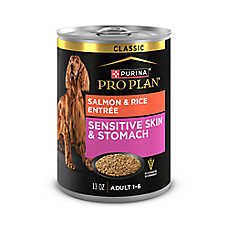 Purina? Pro Plan Sensitive Skin & Stomach Adult Wet Dog Food - Classic Pate, Salmon & Rice, 13 oz