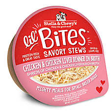Stella & Chewy's Lil Bites Savory Stews Small Breed Adult Wet Dog Food - Chicken & Chicken Liver