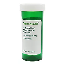 Amoxicillin/Clavulanate Tablets 875 mg/125 mg - 20 Tablets