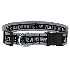 Pets First Las Vegas Raiders Satin Dog Collar