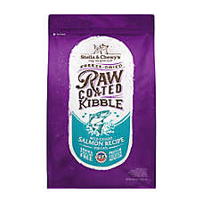 Stella & Chewy's Raw Coated Kibble Dry Cat Food - Grain Free, Salmon Recipe