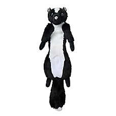 Joyhound Crazy Comfy Flattie Skunk Crinkle Squeaky Plush Dog Toy