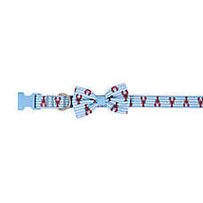 Top Paw? Blue Lobster Dog Collar, Comfortable, Adjustable, Blue, Bow Tie, Multiple Sizes