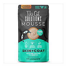Tiki Cat? Solutions&trade; Mousse Wet Cat Food - Skin + Coat, 2.4 Oz