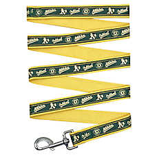 Pets First MLB Oakland Athletics Satin Dog Leash