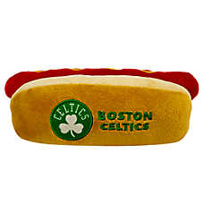 Pets First Boston Celtics Plush Hot Dog Dog Toy