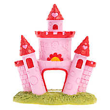 Top Fin? Princess Castle Aquarium Ornament - Fish Tank Decor - Small