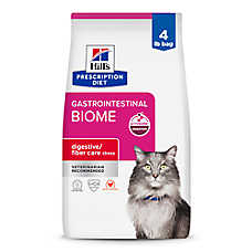 Hill's? Prescription Diet? Gastrointestinal Biome Stress Digestive/Fiber Care Dry Cat Food - Chicken