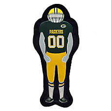 Pets First Green Bay Packers Player Tough Dog Toy