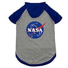 Pets First NASA Logo Hoodie Dog Tee Shirt