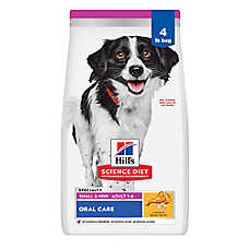 Hill's Science Diet Oral Care Small & Mini Adult Dog Dry Food - Chicken, Rice & Barley