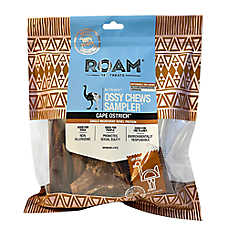 ROAM Exotic Ossy Chews Sampler Adult Dog Chew Treats - Ostrich