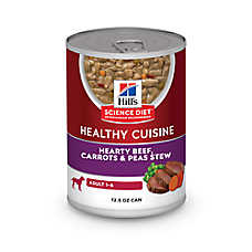 Hill's Science Diet Healthy Cuisine Adult Wet Dog Food - Braised Beef, Carrots & Peas, 12.5 oz