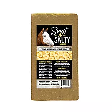 Sweet N Salty Banana Salt Brick for Horses - Horse Treats