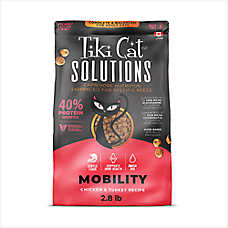Tiki Cat? Solutions&trade; Adult Cat Food - Mobility, Chicken & Turkey Recipe