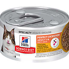 Hill's Science Diet Adult Wet Cat Food - Perfect Digestion Stew, 2.9 OZ