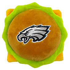 Pets First Philadelphia Eagles Plush Hamburger Dog Toy