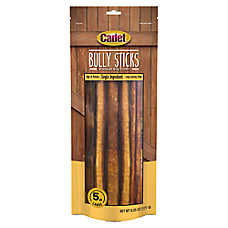 Cadet Large Bully Sticks Large - 5 Count, 6.25 Oz.