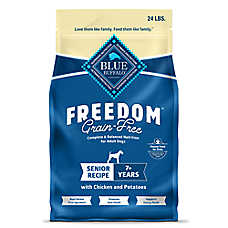 Blue Buffalo Freedom Grain Free, Chicken & Potatoes Senior Dry Dog Food