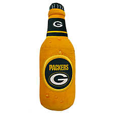 Pets First Green Bay Packers Plush Bottle Dog Toy