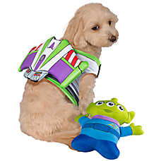 Rubie's Pet Shop Halloween Toy Story Buzz Lightyear Dog Costume & Toy Bundle