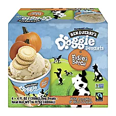 Ben & Jerry's Rosie's Batch Doggie Desserts Adult Frozen Dog Treat - Pumpkin & Mini Cookies