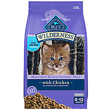 Blue Buffalo Wilderness Kitten Dry Cat Food - Grain Free, Chicken
