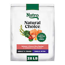 Nutro Natural Choice Adult Dry Dog Food - Salmon & Brown Rice, Small Bites