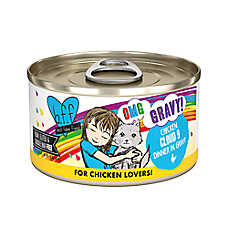 Weruva B.F.F. OMG Gravy! For Chicken Lovers Wet Cat Food - Minced in Gravy, 2.8 OZ Can