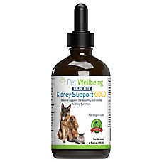 Pet Wellbeing Cat Liquid Supplement - Kidney Support Gold, Healthy Hydration & Energy, 2 oz