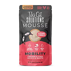 Tiki Cat® Solutions&trade; Mousse Wet Cat Food - Mobility, 2.4 Oz