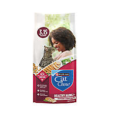 Purina? Cat Chow?  Senior Cat Dry Food - Chicken, No Artificial Colors, No Artificial Flavors