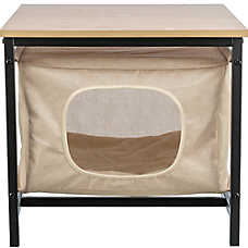 TRIXIE Emmie Indoor Cat Condo, Cat Bed Side Table, Cat Hideaway Cave with Cozy Cushion