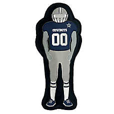 Pets First Dallas Cowboys Player Tough Dog Toy