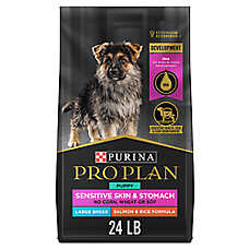 Purina Pro Plan Sensitive Skin and Stomach Large Breed Dry Puppy Food Salmon and Rice Formula