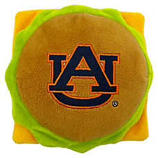 Pets First Auburn Plush Hamburger Dog Toy